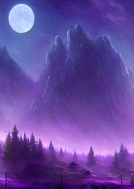 Purple Landscape