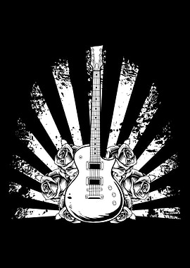Electric Guitar Flowers