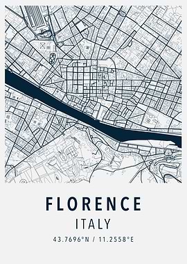 florence simple map