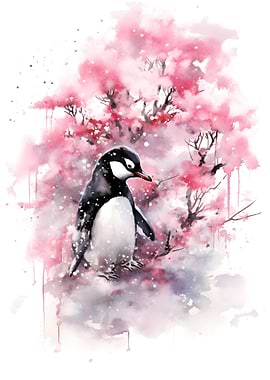 Penguin Watercolor