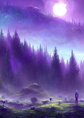 Purple Landscape