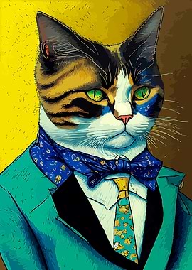 CAT BY VINCENT VAN GOGH