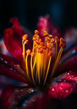 Radiant WineRed Bloom