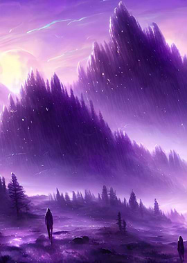 Purple Landscape