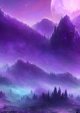 Purple Landscape