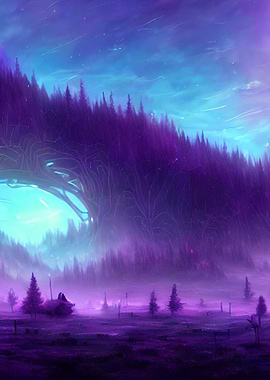 Purple Landscape