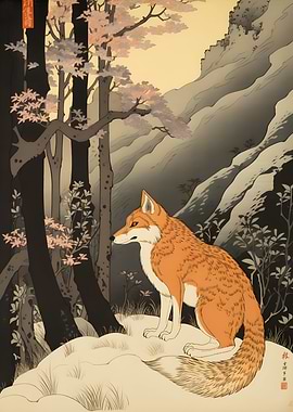 Fox Ukiyo e