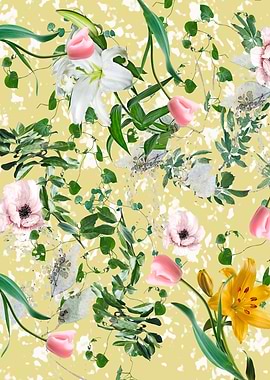 Abstract floral background