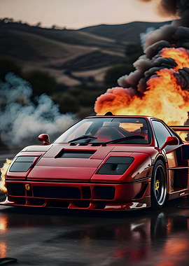sport car Ferrari f40