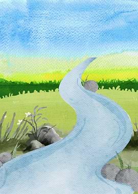 River In The Countryside