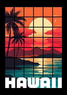 Hawaii Beach Cove Sunset