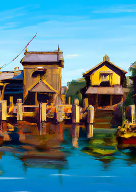 Wooden Fishing Village