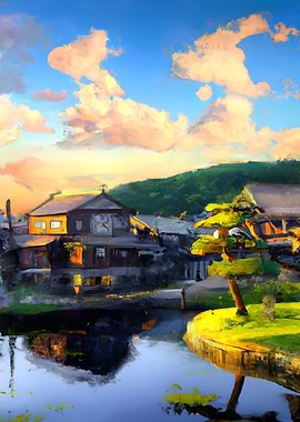 Sunset Cabin River Village