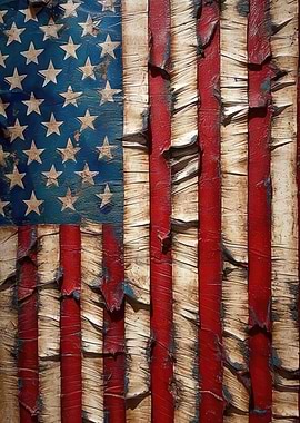 Antique American Flag
