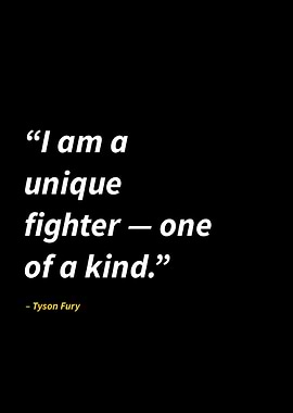 Tyson Fury quotes