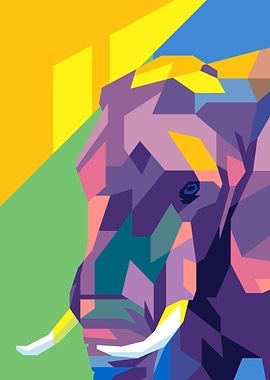 Elephant Pop Art