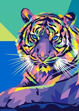 Tiger Pop Art
