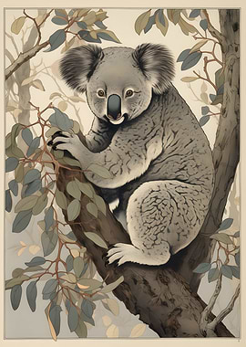 Koala Ukiyo e