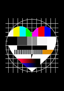 Testbild Herzform 90er