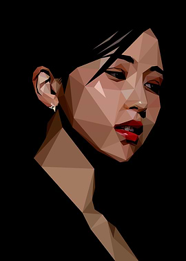 Minari Mina Low Poly