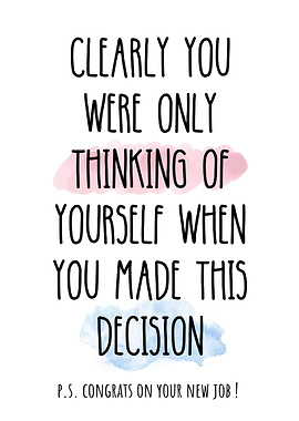 quit job coworker leaving