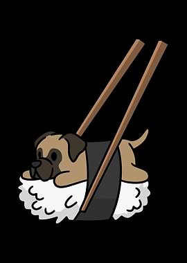 Bullmastiff Nigiri Sushi