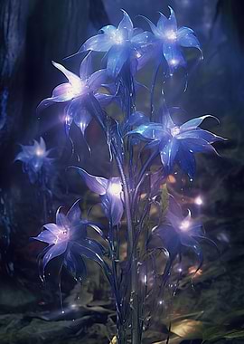 Gloomy Purple Flowers