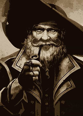 the pirate with the pipe