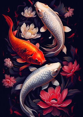 Mystic Koi fish