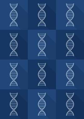 DNA Science Icons Pop Art