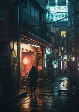 tokyo cyberpunk city