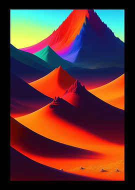 Sand Mountain Colorful