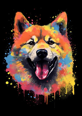 Akita Inu Color Shiba Inu