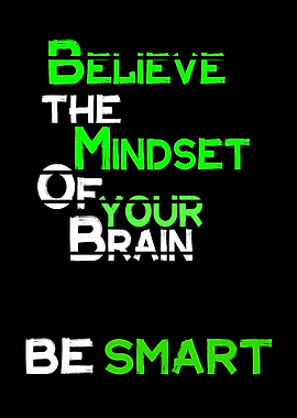 Be Smart Mindset Quote