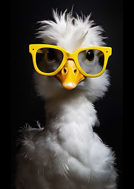 Duck Wearing Galsses