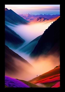 Sky And Mountains View