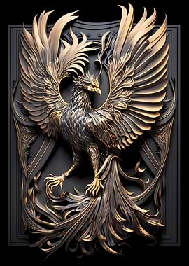 Silver Gold King Phoenix