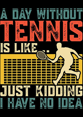 Funny Tennis Lover Retro
