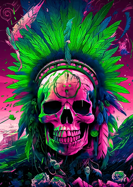 Chieftain Trippin Skull