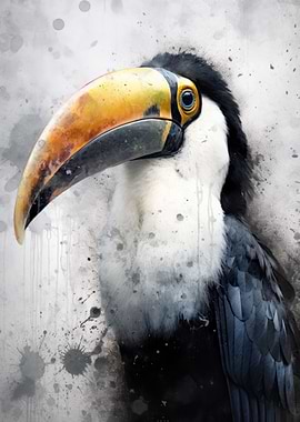 Toucan Beauty Watercolor