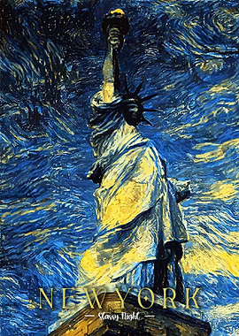 New York Starry Night