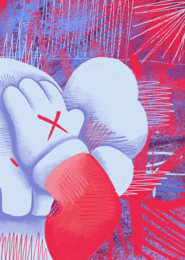 Unique abstract color kaws