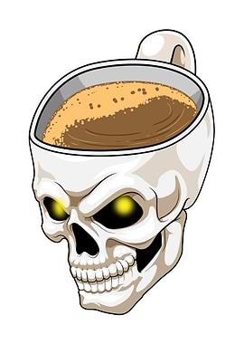 Skull Mug Coffee