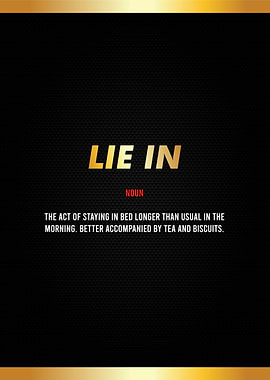 lie in funny definition