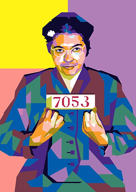 Rosa Parks Pop Art