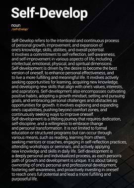 Self Develop