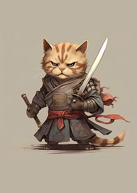 Samurai Cat
