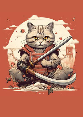 Samurai Cat