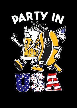 Party In The Usa Hot Dog