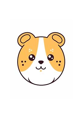 Hamster Face Kawaii Hammy